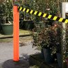 Tempest-Outdoor-Plastic-Retractable-Stanchion-Orange-Outside