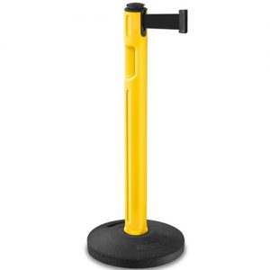 Tempest-Outdoor-Plastic-Retractable-Stanchion-Yellow