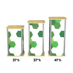 Twist Medium Square Pedestal