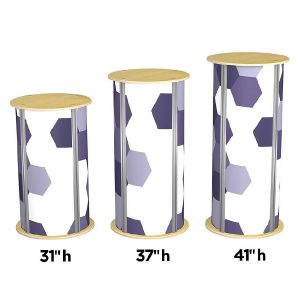 twist 4-up medium circle pedestal