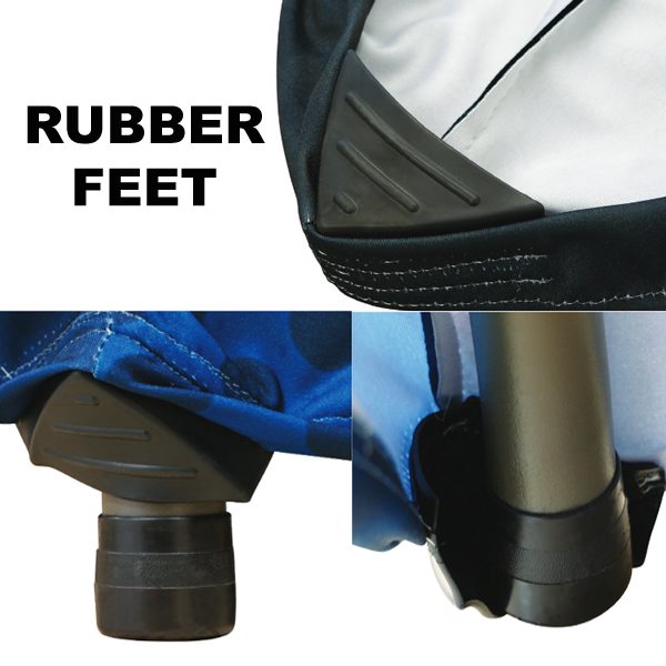 Stretch Throw Covers Rubber Feet included
