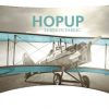 hopup 6x3 curved 15ft tension fabric display