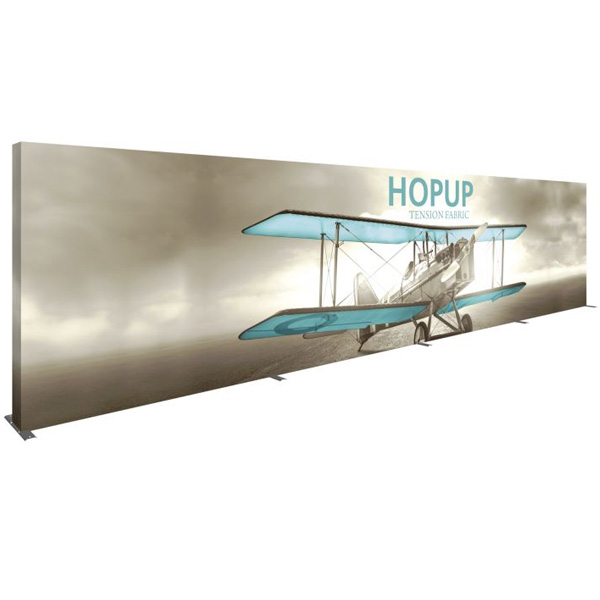 HopUp 30ft Straight Full Height Tension Fabric Display