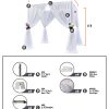 wedding canopy kit pieces