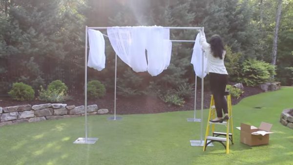 wedding canopy kit setup
