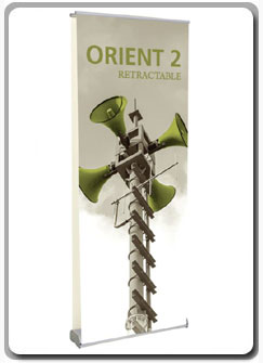 Orient 800 Double Sided Retractable Banner stand