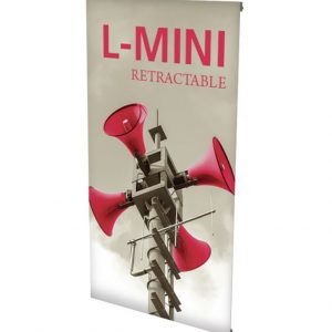 L-Mini Spring Back Banner Stand