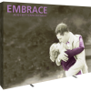 embrace 10ft full height push fit tension fabric display full fitted graphic left