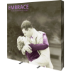 embrace 8ft full height push fit tension fabric display full fitted graphic right