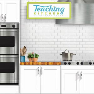 Tubozip Wave Kit Backdrop for Teaching Kitchen Display