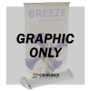 Breeze Table Top Retractable Banner Stand Graphic Only