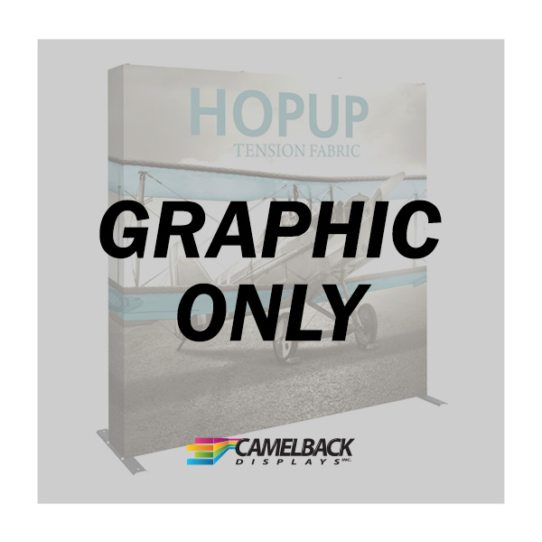 Graphic Only for HopUp Dimension Display 7.5ft 3x3