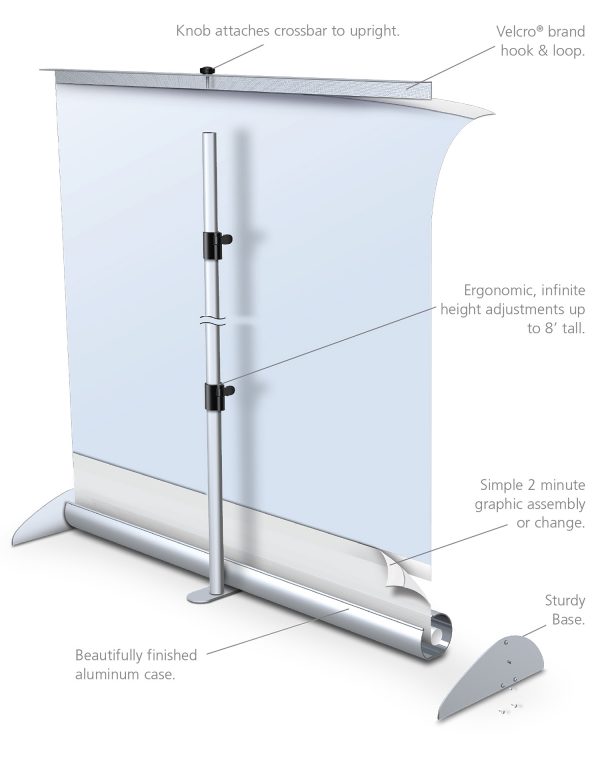 Mercury Retractable Banner Stand Hardware