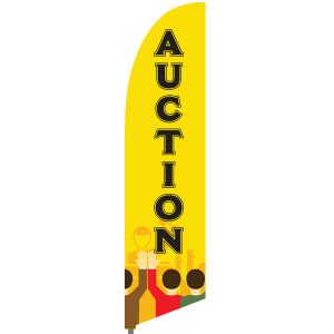 Bowflag® Stock Design Auction Flag Display