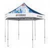 Full Printed Hex Pavilion Canopy