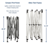 8.5x8.5 full imprint compact canopy frame compare