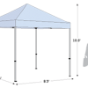 8.5x8.5 full imprint compact canopy sketch