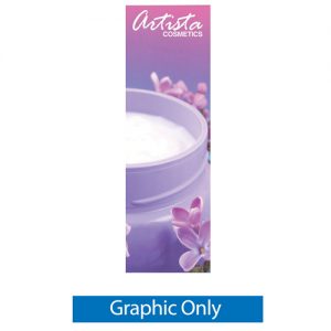 Doublestep Retractable Banner Stand 24in Graphic
