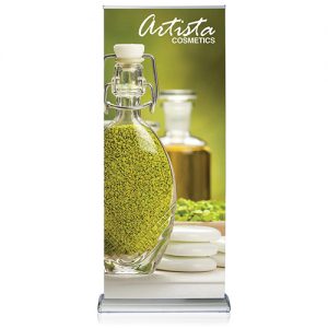 Doublestep Retractable Banner Stand Graphic Package