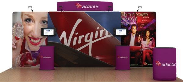 Atlantic 20’ Curved Tension Fabric Display WaveLine Media Kit