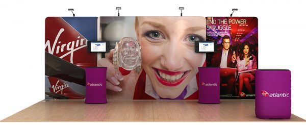 Atlantic 20’ Tension Fabric Display WaveLine Media Kit