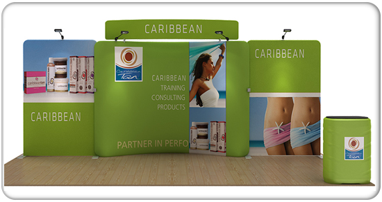 caribbean 20ft curved waveline media kit