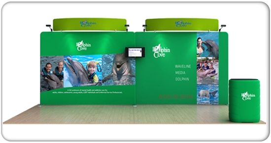 dolphin 20ft curved waveline media kit