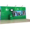 Dolphin 20’ Tension Fabric Display WaveLine Media Kit left