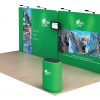 Dolphin 20’ Tension Fabric Display WaveLine Media Kit right