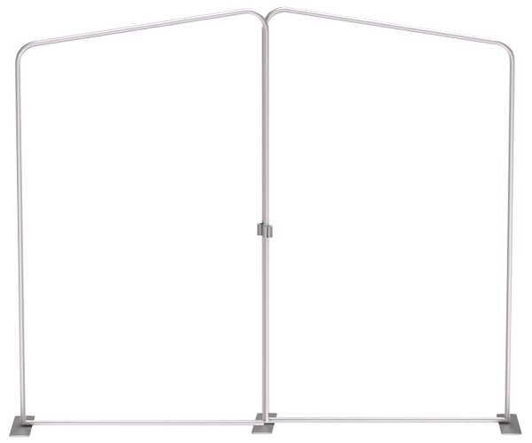 Mandarin 10’ WaveLine Tension Fabric Display Media Kit frame