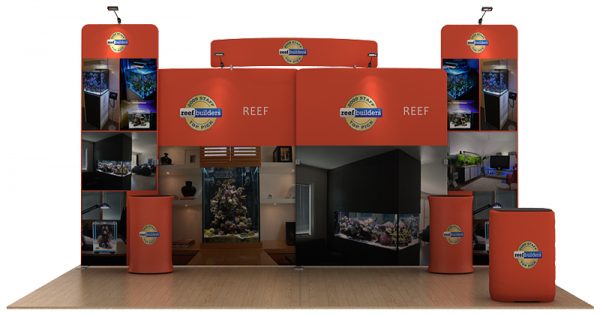 Reef 20’ Curved Tension Fabric WaveLine Media Kit