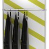 waveline banner stand merchandiser display with bars