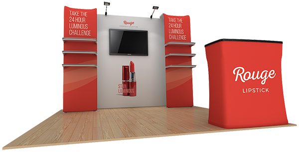 waveline waterfall banner stand display
