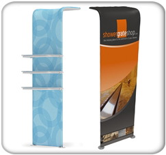 waveline waterfall banner stand