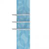 waveline waterfall tension fabric banner stand with shelves