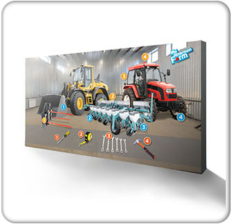 American Farm Bureau Foundation for Agriculture 15ft Machine Backwall Banner 3 wide Thumbnail