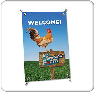 American Farm Bureau Foundation for Agriculture Counter Top Banner 3 wide Thumbnail