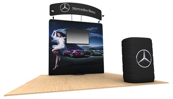 standroid tension fabric display kit 8ft left