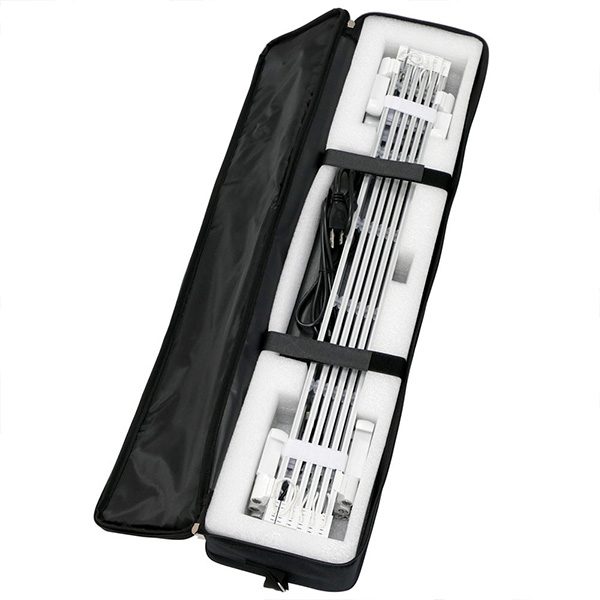 lumiere light wall backlit pop up display bag with frame