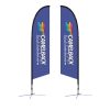 10.5 ft Falcon Outdoor Sail Flag Banner Stand