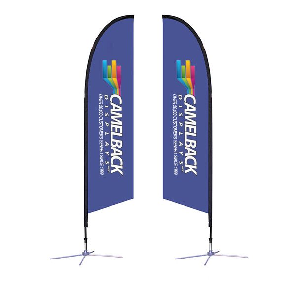 10.5 ft Falcon Outdoor Sail Flag Banner Stand