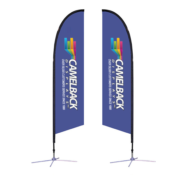 10.5 ft Falcon Outdoor Sail Flag Banner Stand