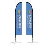 14 ft Falcon Outdoor Sail Flag Banner Stand