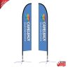 14ft falcon outdoor sail flag banner stand