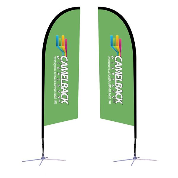 8.25 ft Falcon Outdoor Sail Flag Banner Stand