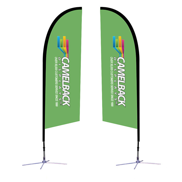 8.25 ft Falcon Outdoor Sail Flag Banner Stand