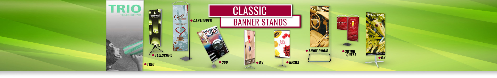 Classic Banner Stands