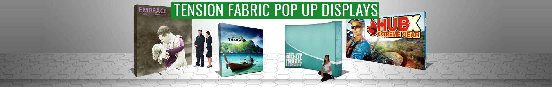 pop up displays tension fabric