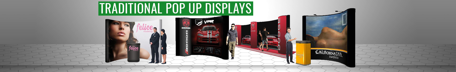 pop up displays traditional