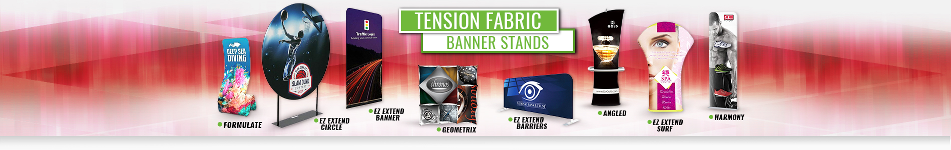 Tension Fabric Banner Stands